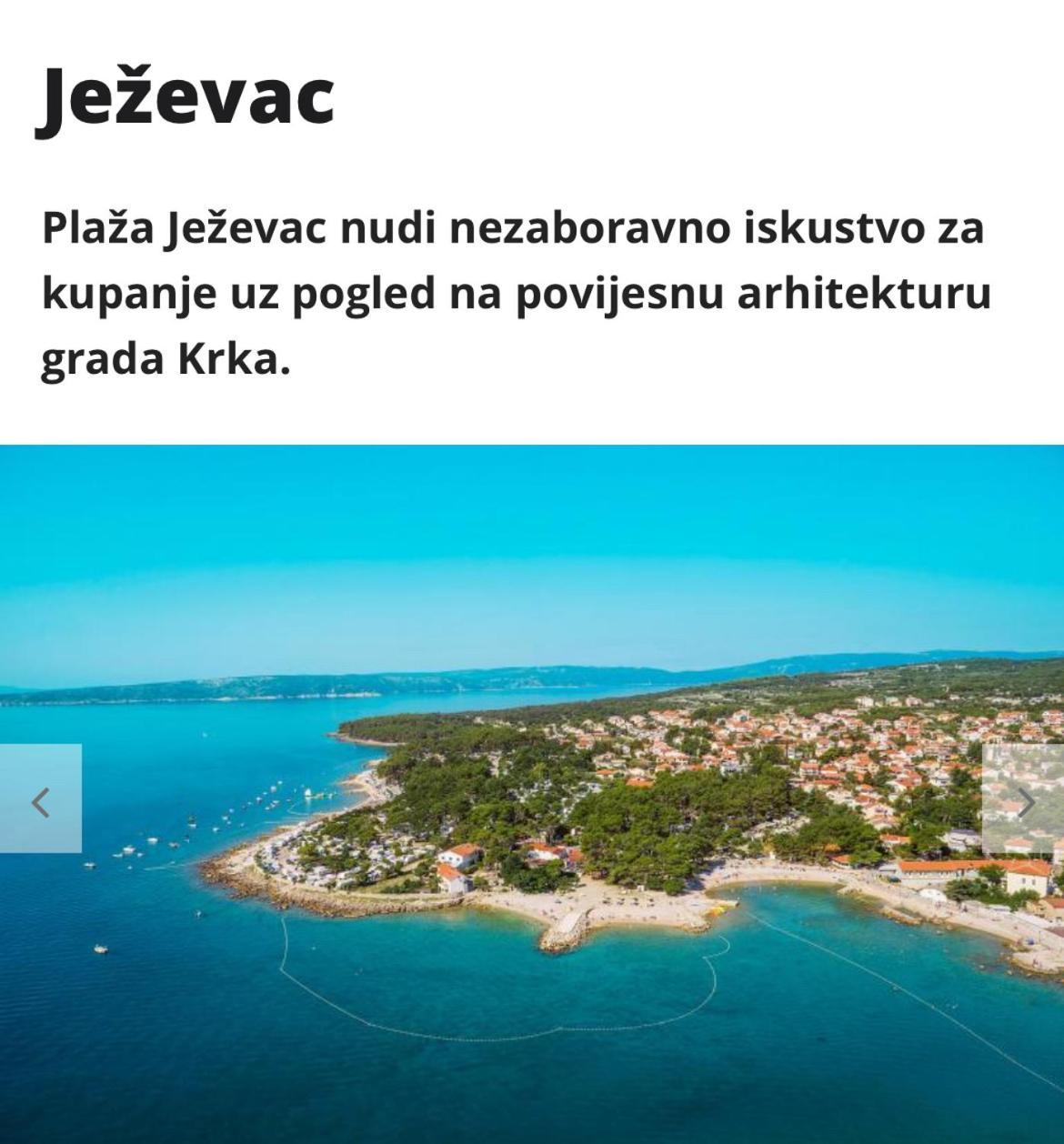Ferienwohnung Zelena Oaza Krk Town Exterior foto